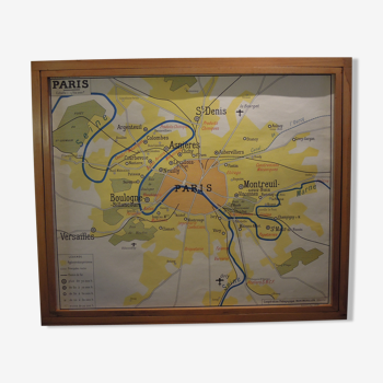 Carte de Paris scolaire