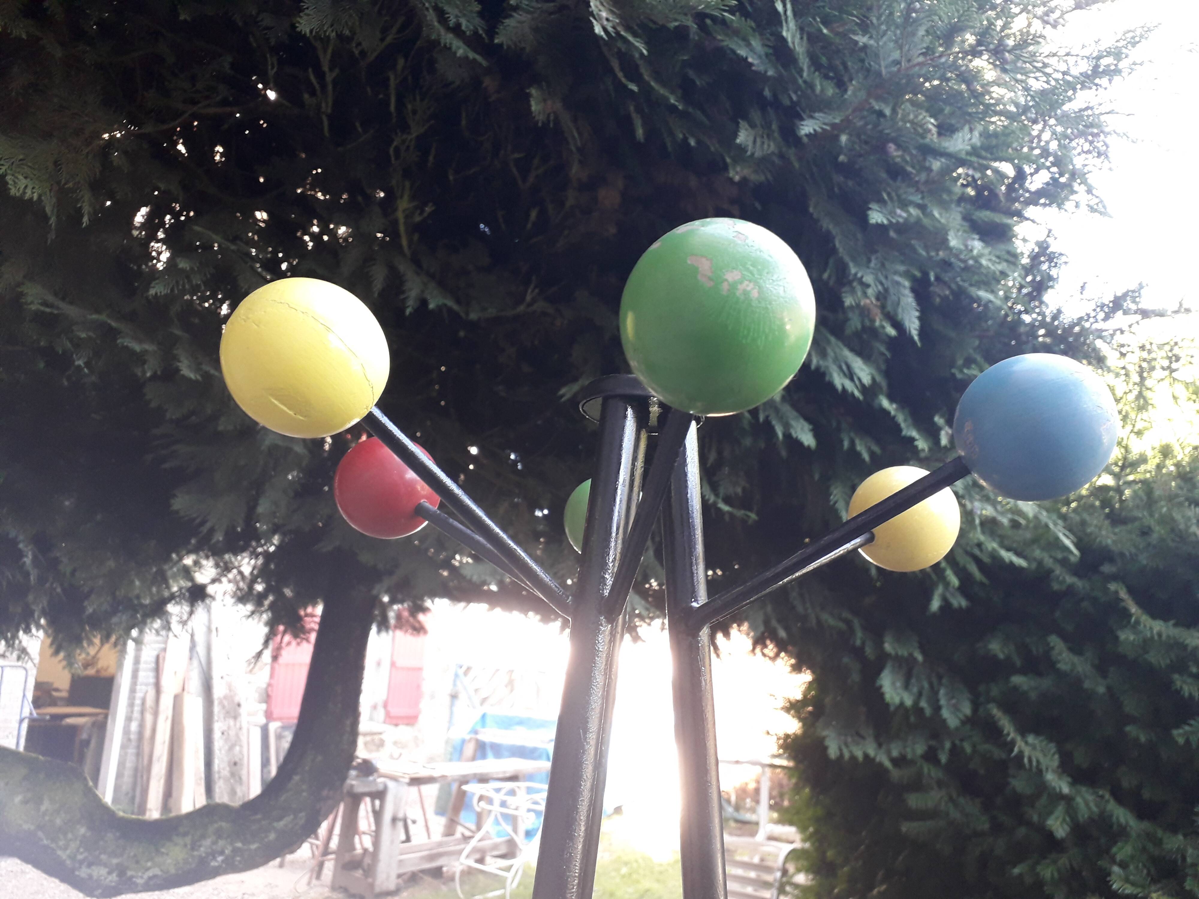 Vintage parrot coat rack