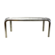 Coffee table - metal and glass - circa 70