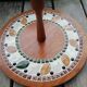 Ceramic wood cheese platter