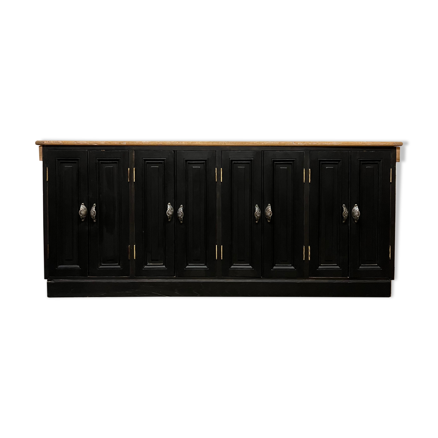 Enfilade de commerce meuble de métier 1930 en chene