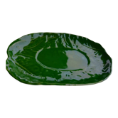 Plat ovale décor en relief