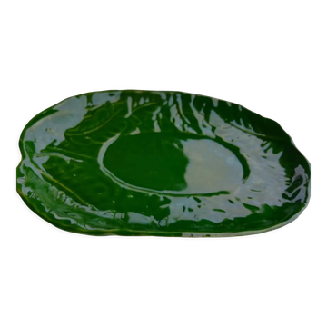 Oval flat decoration in relief