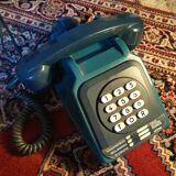 Vintage blue phone
