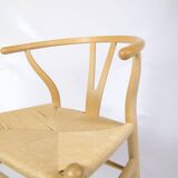 Ensemble de quatre chaises Wishbone, modèle Ch24, en hêtre, par Hans J. Wegner