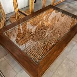 Vintage pine scale coffee table