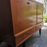 Low buffet, vintage, Scandinavian style in teak