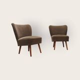 Deux fauteuils cocktail du milieu du siècle