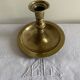 Antique brass candle holder