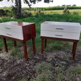 Pair of vintage bedside tables