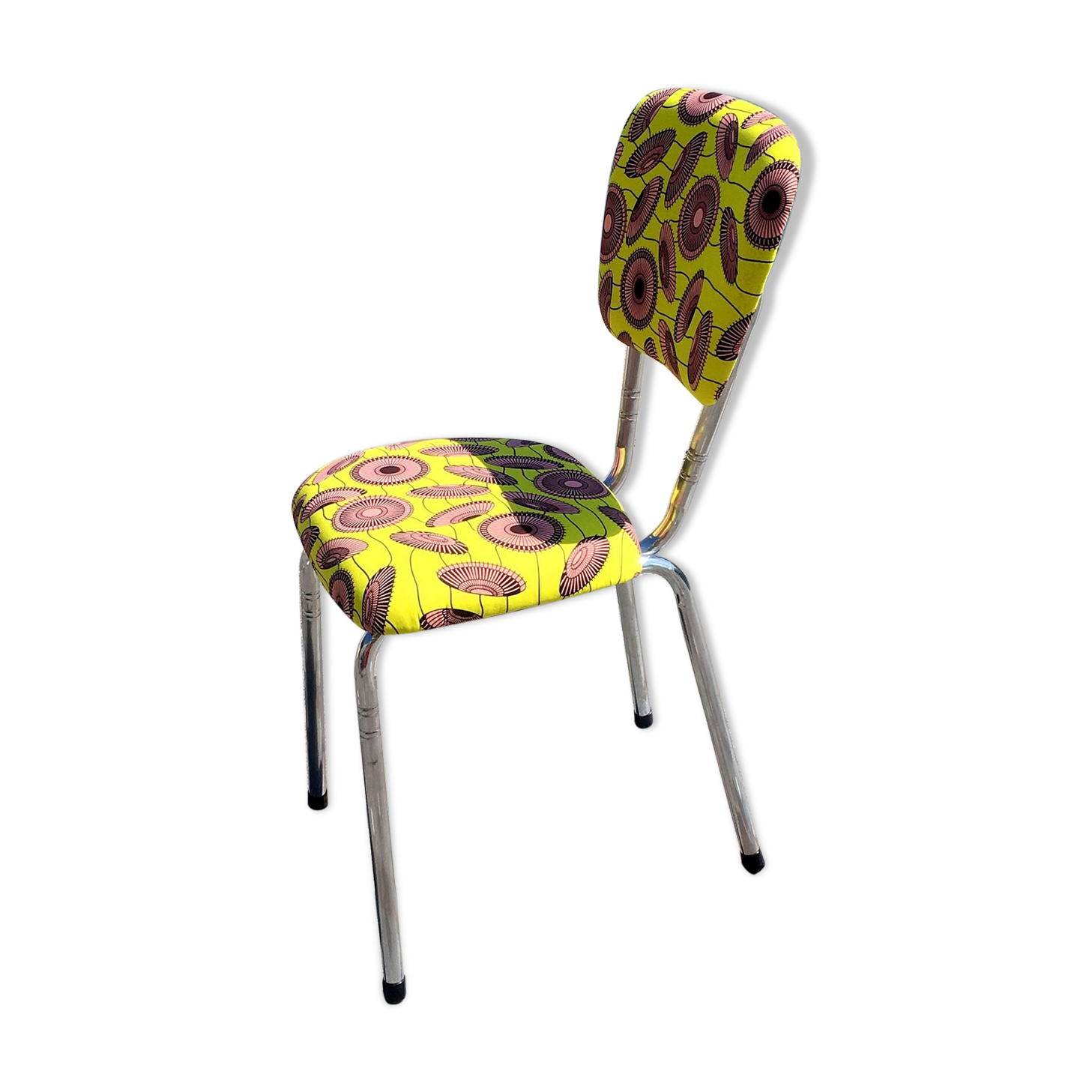 Re upholstered vintage chair - Danielle