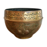 Old vintage copper pot cover