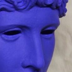 Bust apollo greek roman design