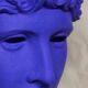 Bust apollo greek roman design