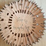 Ceramic sun by Roland Zobel Les Cyclades Anduze