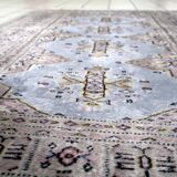 Vintage Uzbek Bukhara handmade rug 95 cm x 147 cm 1950s