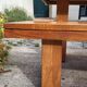 Table et banc en chêne massif Sedec
