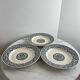 Set of 3 gien 1937 garland soup plates