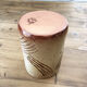 Graphic sandstone vase 50s