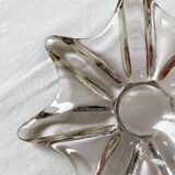 Vintage 70s star-shaped crystal ashtray