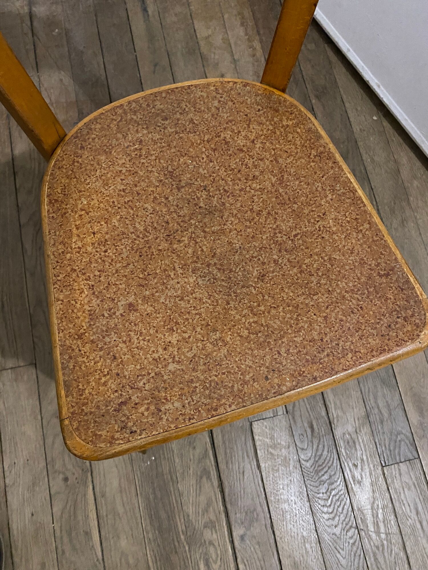Baumann Pair of authentic chairs bistro chair Parisian furniture