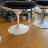 Set of 4 Saarinen Swivel Tulip Chairs for Knoll