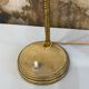 Antique metal bedside lamp
