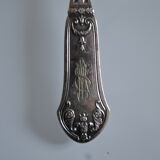 12 small spoons metal silver monogram sm