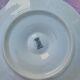 11 Longwy oyster plates with wells and a central compartment.