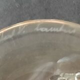 Val St Lambert, 6 large crystal glasses, Goethe model