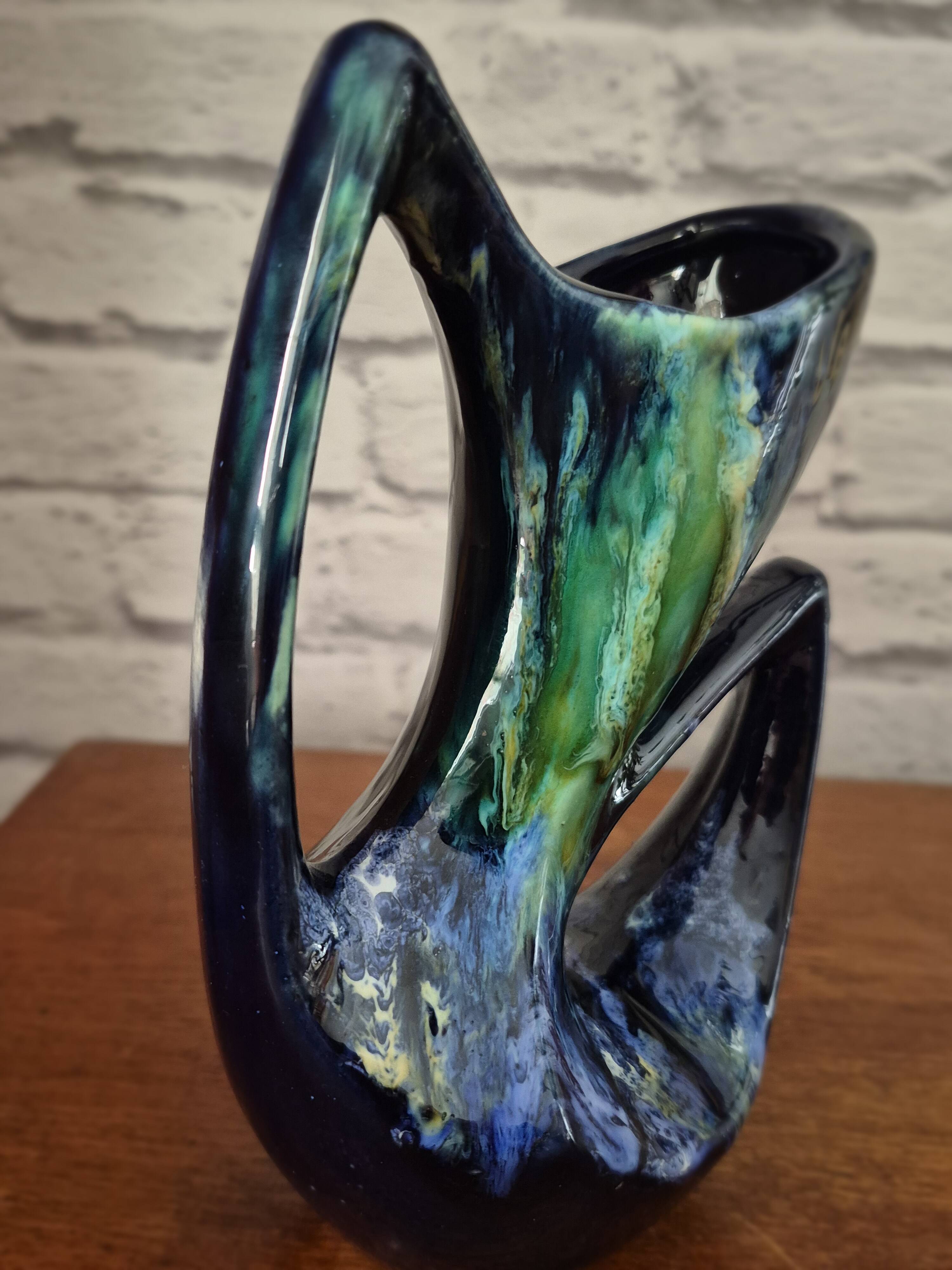 VALLAURIS Vintage Asymmetrical Vase