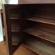 Secretary carved wood