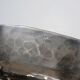 Large basin, bowl, Olri Italy vintage 50s Silver plated hammered