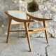 Cane armchair by Michel Ducaroy for SNA Roset - design 1950