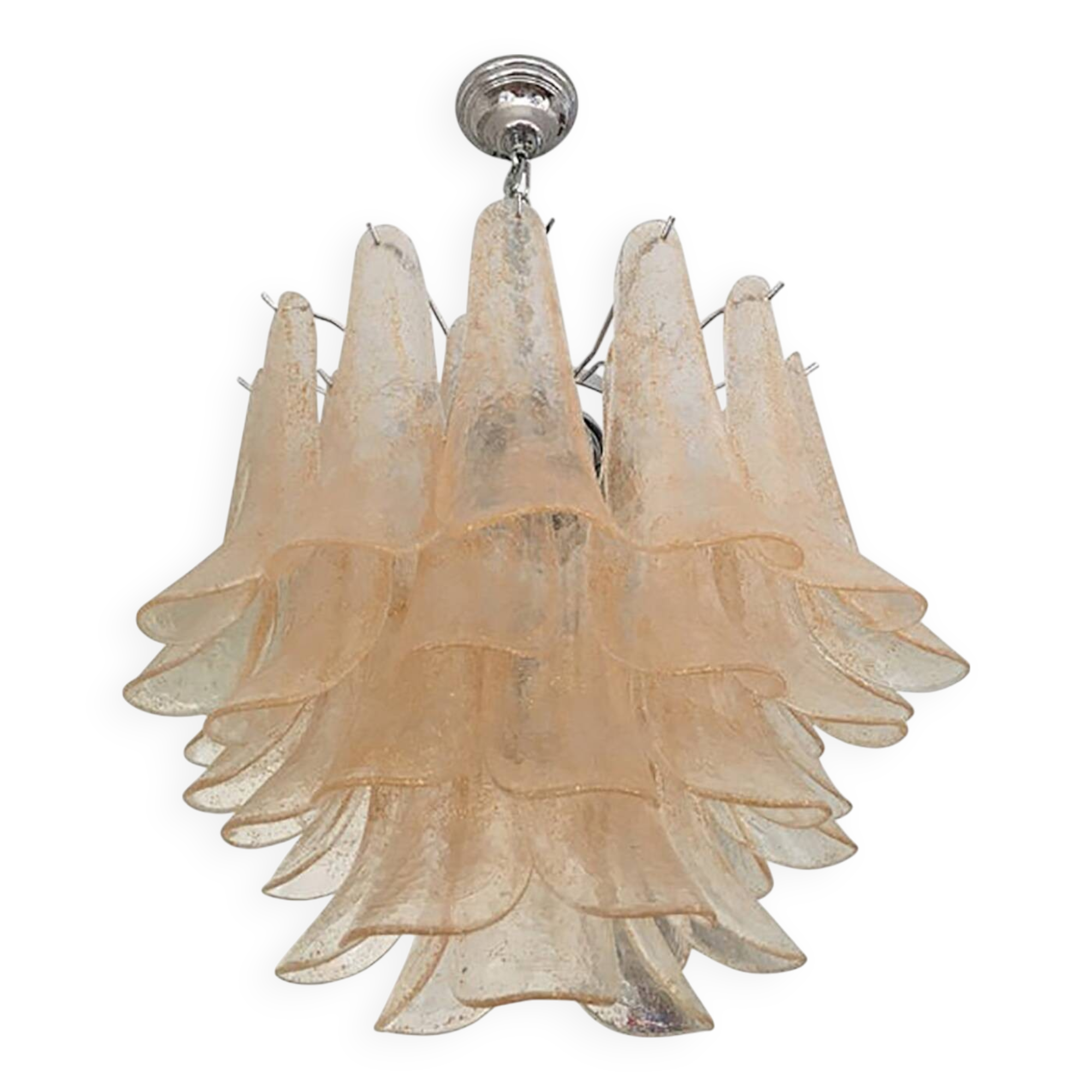 Italian Gold Selle Murano Glass Candlestick