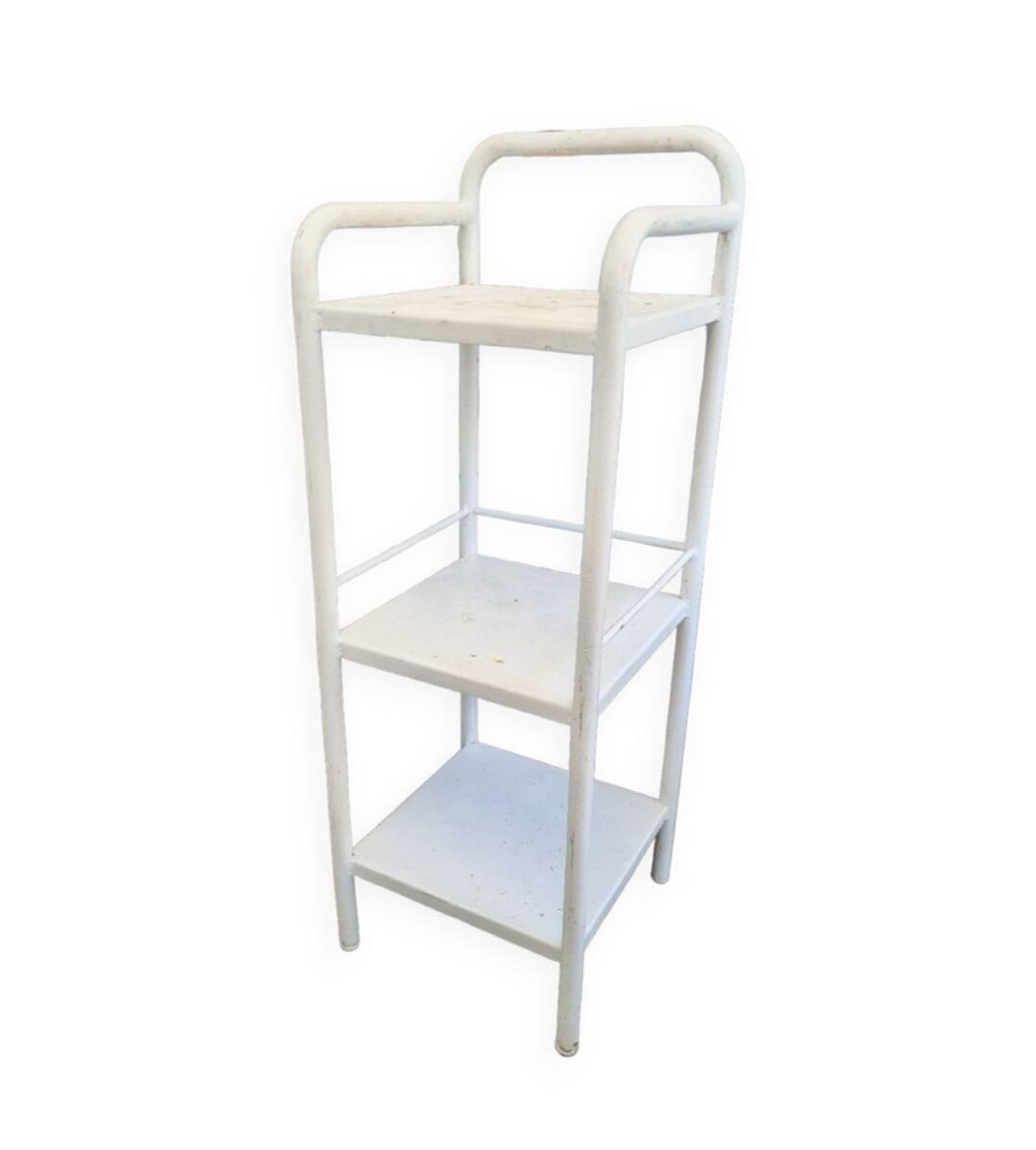 50s metal bedside table