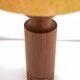 Large mid-century modern Danish teak table lamp