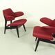 Paire de fauteuils lounge de Louis van Teeffelen pour Wébé – design néerlandais moderne du milieu du siècle (années 1960)