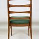 Chaise à manger verte vintage années 1970