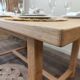 Table en chene massif avec rallonges