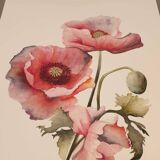 Fine art print 21X30 "The poppies" limited edition