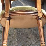 2 fauteuils cabriolet trianon louis xvi