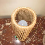 Metal and rope lamp 1950