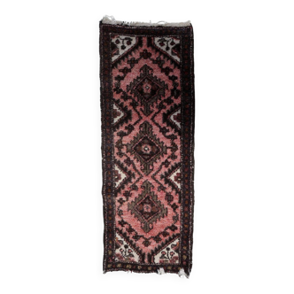 Tapis de couloir ouzbek de Boukhara fait main, années 1960