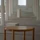 Rainer Daumiller, extendable round dining table in pine, modern Danish style, 1970s.