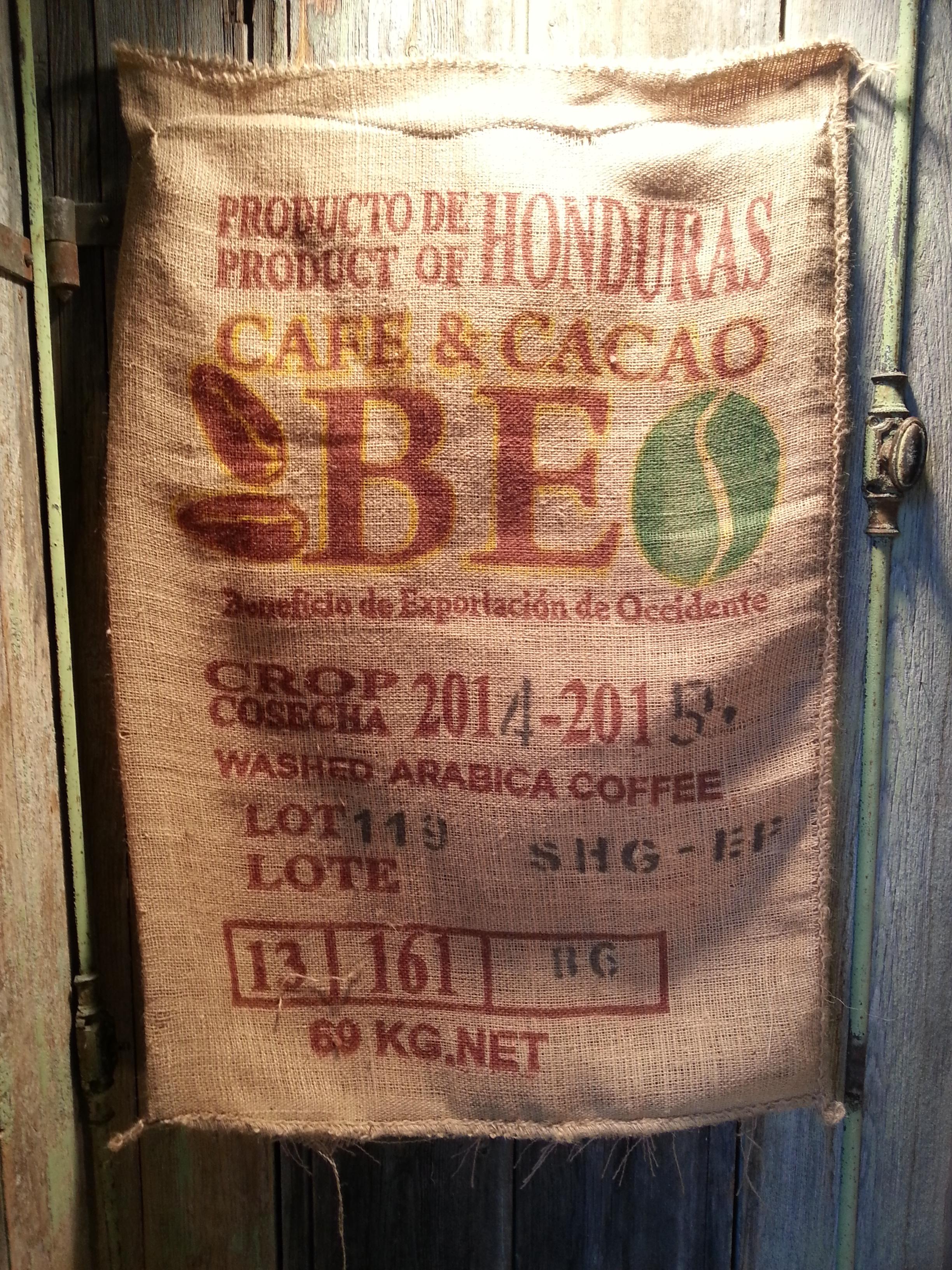 Lot de 3 Sacs à café en toile de jute