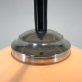 Mid-century adjustable milk glass suspension