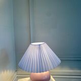 Vintage pleated lampshade ball lamp