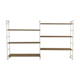 Etagère modulable métal et bois