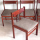 4 eetkamerstoelen H.W. Klein voor Bramin – teakhout – jaren 60